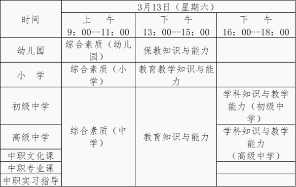 2021上半年云南瑞丽教师资格证笔试报名公告