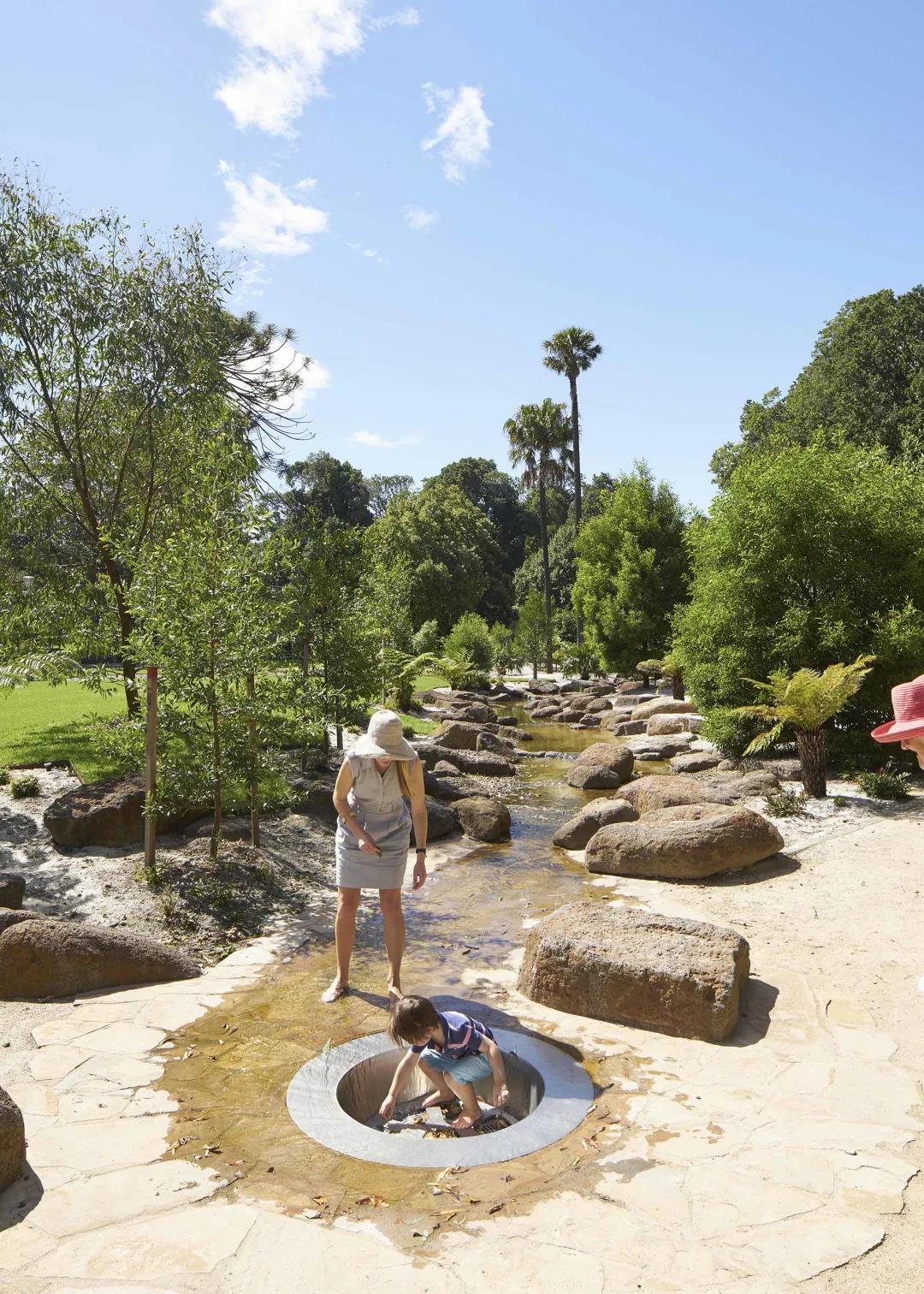 重建的澳大利亚菲茨罗伊花园，学习水在花园中的循环使用3.jpg