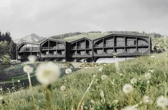 意大利阿尔卑斯山酒店，唤起人们对该地区传统木制谷仓的回忆.jpg