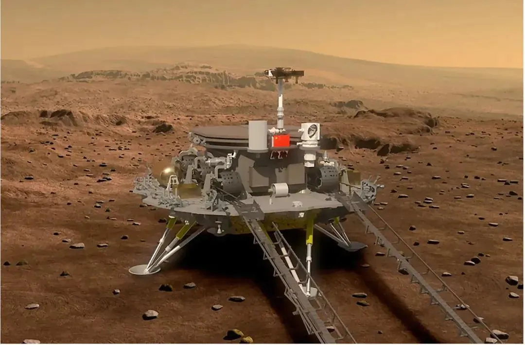 “祝融号”登陆火星，想在火星建房子如何运送建筑材料？.png