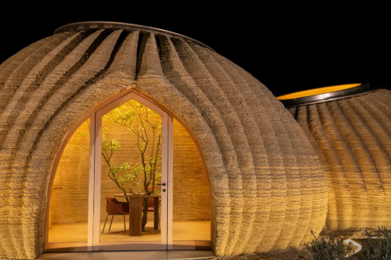 由生土材料制作而成的生态住宅，全靠3D打印.png