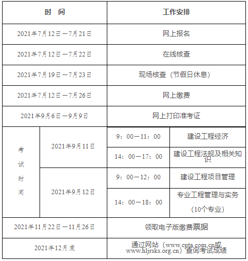 黑龙江人事考试网发布2021年一级建造师考试报名通知.png