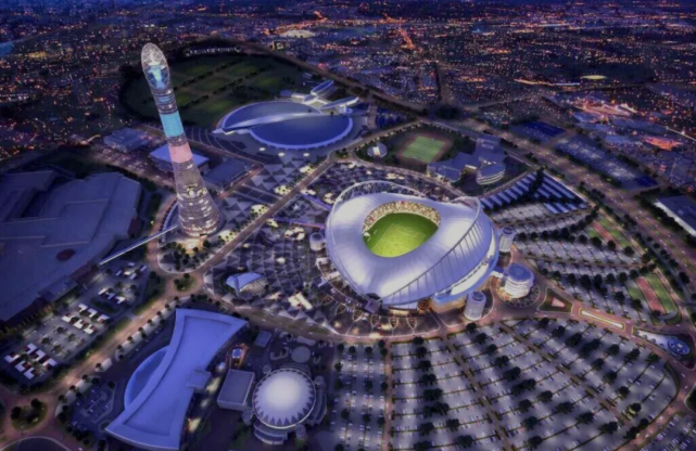 卡塔尔国家体育场，外观犹如半张口的贝壳.png