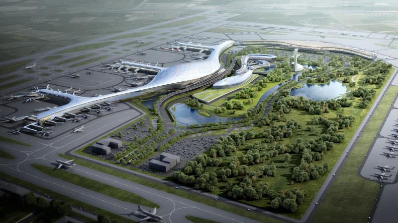 合肥新桥国际机场二期将开工，报审工程概算费用约104亿元.jpg