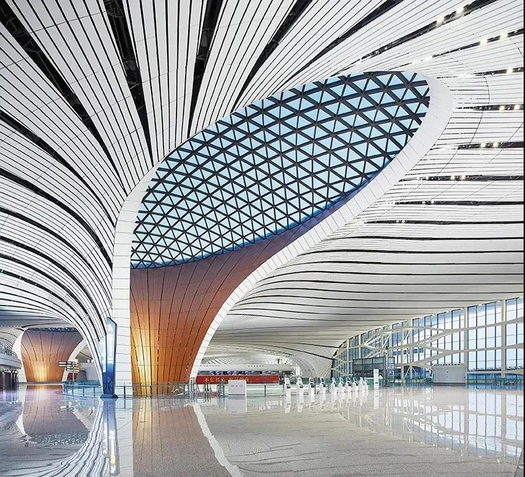 北京大兴国际机场，北京 © Hufton+Crow