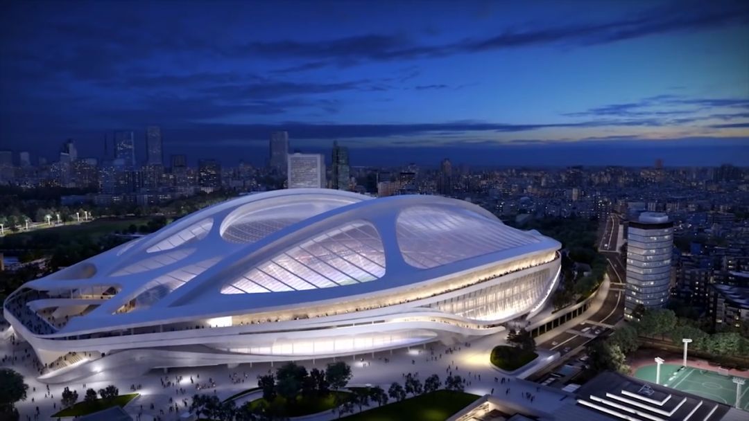 新竞技场的方案原本是扎哈·哈迪德(Zhaha Hadid Architects)中标的