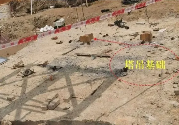 2死3伤！深圳一在建工地发生塔吊倒塌事故1