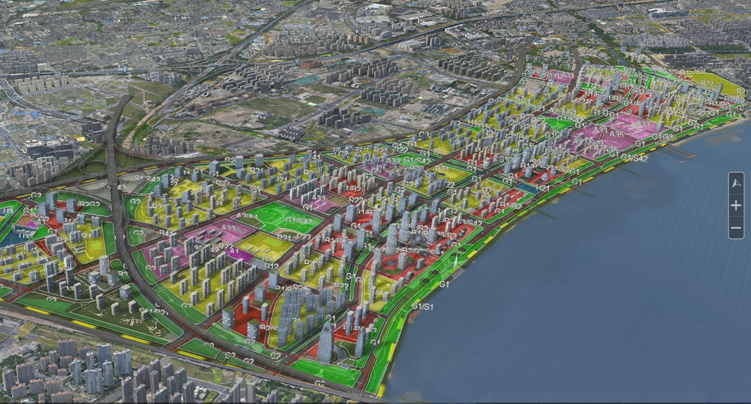 钱江新城二期实景三维模型+城市设计模型