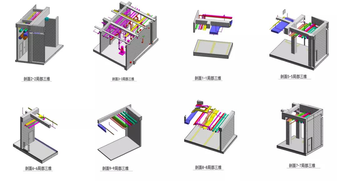 Revit出图(局部三维图)