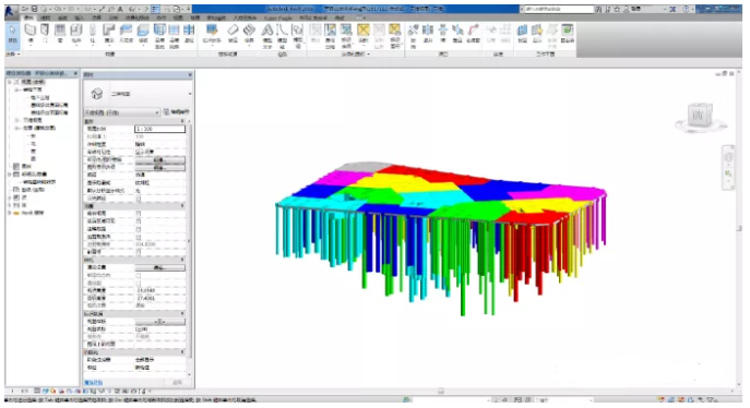 桩基础工程BIM模型