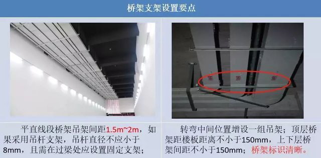 线槽桥架支架设置