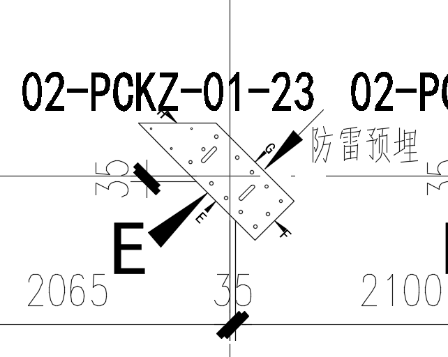 图18 埋件示意图