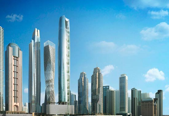 全球最高酒店类建筑——蓝天酒店项目全面开工建设