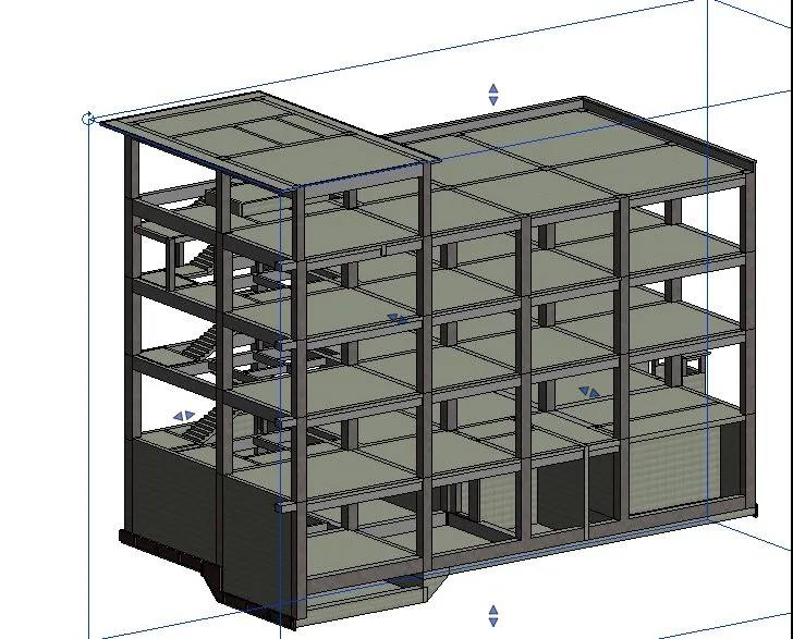 办公楼结构模型