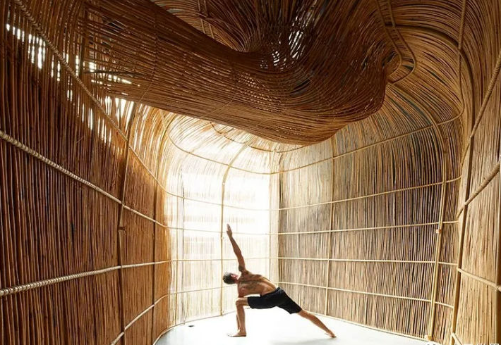曼谷Vikasa瑜伽总部，自然材料与3D技术的完美融合1