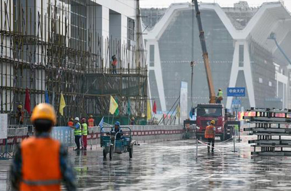 国内“智慧建筑”行业标杆，国家会展中心一期主体完工.jpg