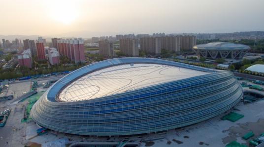 冰丝带本月首次制冰，北京冬奥村工程今年6月竣工.jpg
