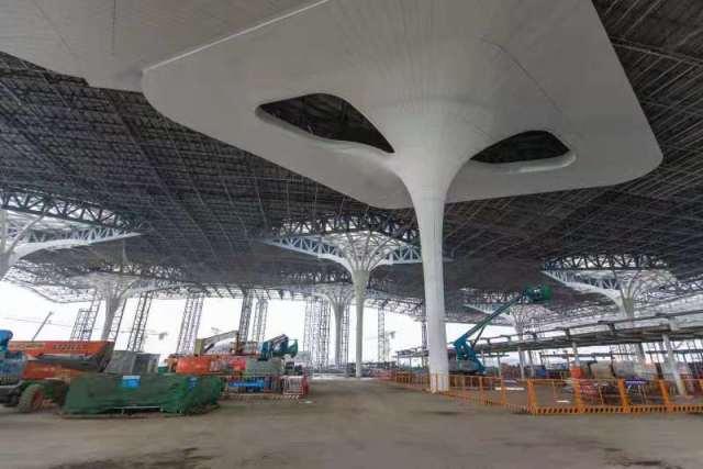 地域特色+建筑能耗降低，杭州机场在建新楼获绿建标识.jpeg
