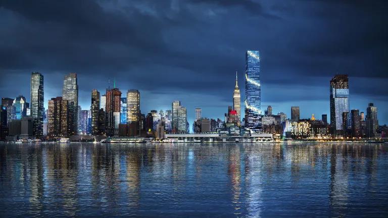超高层建筑曼哈顿凯旋中心，建筑整体垂直倾斜2.jpg