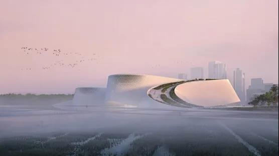 深圳自然历史博物馆方案流出，建筑模仿河流的流动.jpg