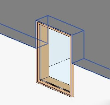 Revit不同楼层插入窗洞口未剪切 BIM技巧 第3张