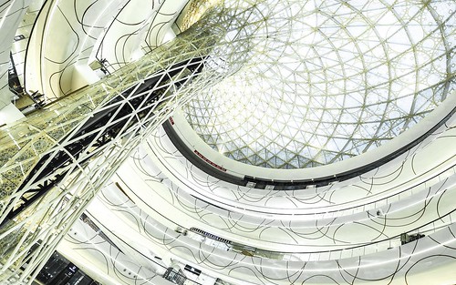 UNStudio 建筑师事务所 - 中国武汉汉街万达广场 动态皮层包覆的豪华购物中心