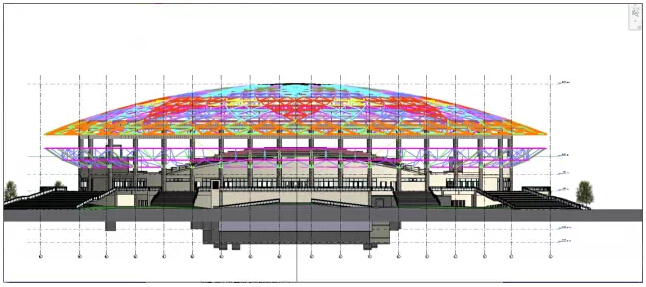 东莞厚街体育馆BIM应用