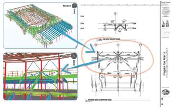 BIM案例比较：Autodesk AEC总部 vs 滨法州立大学冰球馆