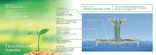 清水建设海上绿建筑都市GREEN FLOAT 未来海洋住居城市计画