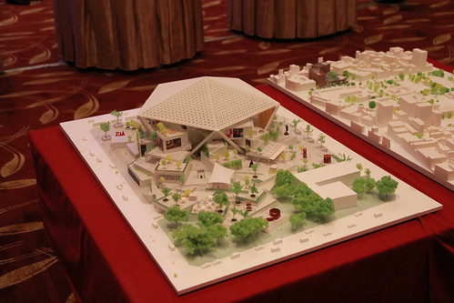 联钢营造+石昭永+坂茂建筑事务所 Shigeru Ban - 台南市立美术馆 - model 建筑模型