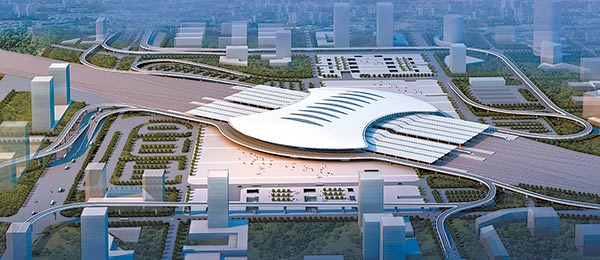BIM技术应用促进了中建交通乌鲁木齐新客站项目的封顶