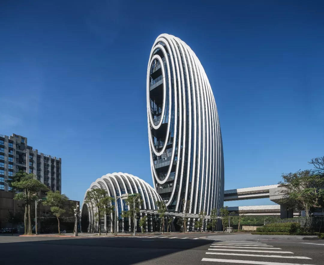 Aedas 新作『台北砳建筑』，在『鹅卵石』体量中实现绿色节能办公