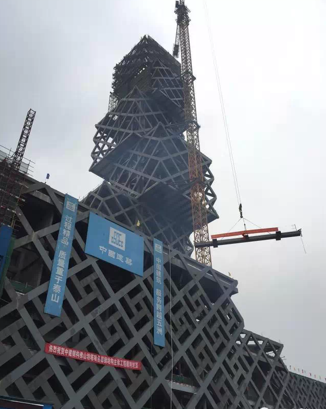 佛山新地标“坊塔”封顶，BIM技术解决施工问题