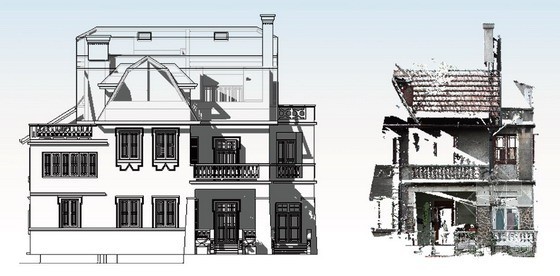 思南路旧房——多维技术在古建筑群改造中的应用