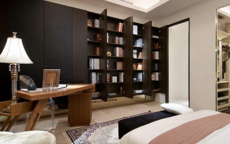 多功能书房兼卧室一体设计