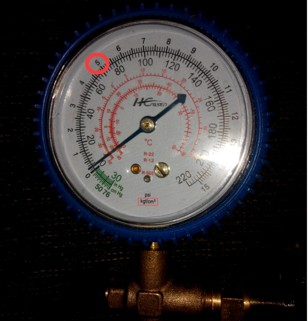 這種空調壓力錶怎麼看低壓多少正常高壓多少正常
