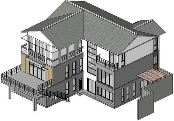 设置Revit剖切框显示与隐藏，三维视图和局部剖切框中进行切换 BIM插件教程 第3张