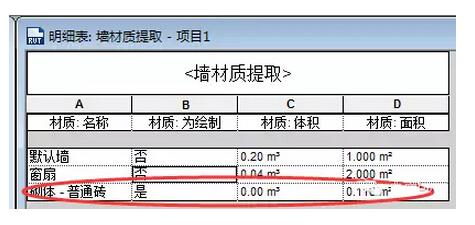 Revit软件中如何使用填色工具并统计材料 BIM技巧 第5张