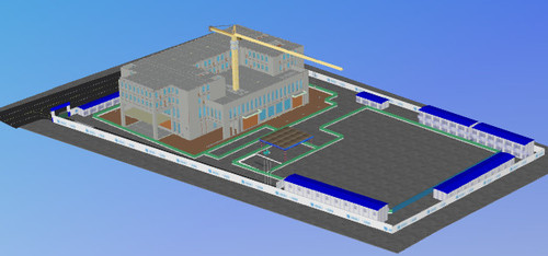 湖南六建欧富安科研生产中心项目BIM商务应用