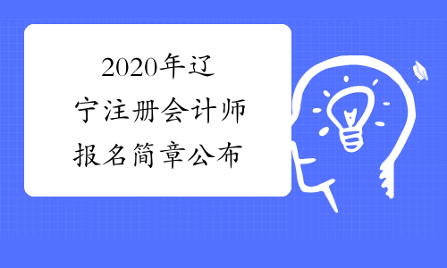 2020年辽宁注册会计师报名简章公布