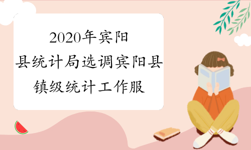 2020年宾阳县统计局选调宾阳县镇级统计工作服务中心工作