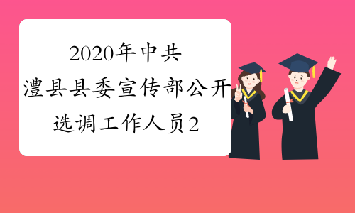 2020年中共澧县县委宣传部公开选调工作人员2名