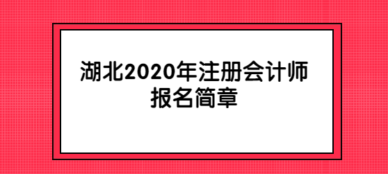 湖北2020年注册会计师报名简章.png