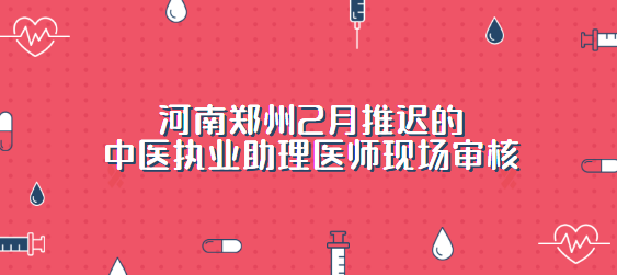 河南郑州2月推迟的中医执业助理医师现场审核.png