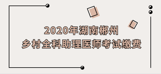 2020年湖南郴州乡村全科助理医师考试缴费.png