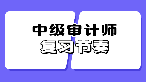 中级审计师复习节奏.png