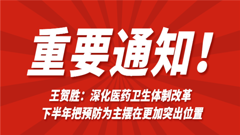 王贺胜：深化医药卫生体制改革 下半年把预防为主摆在更加突出位置.png