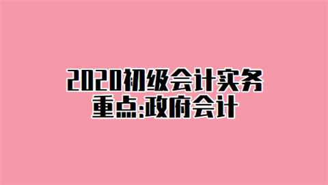 2020初级会计实务重点政府会计3.png