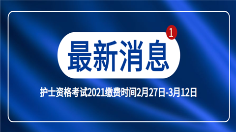 护士资格考试2021缴费时间2月27日-3月12日_副本.png