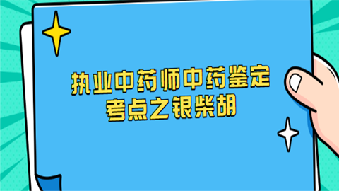 执业中药师中药鉴定考点之银柴胡.png